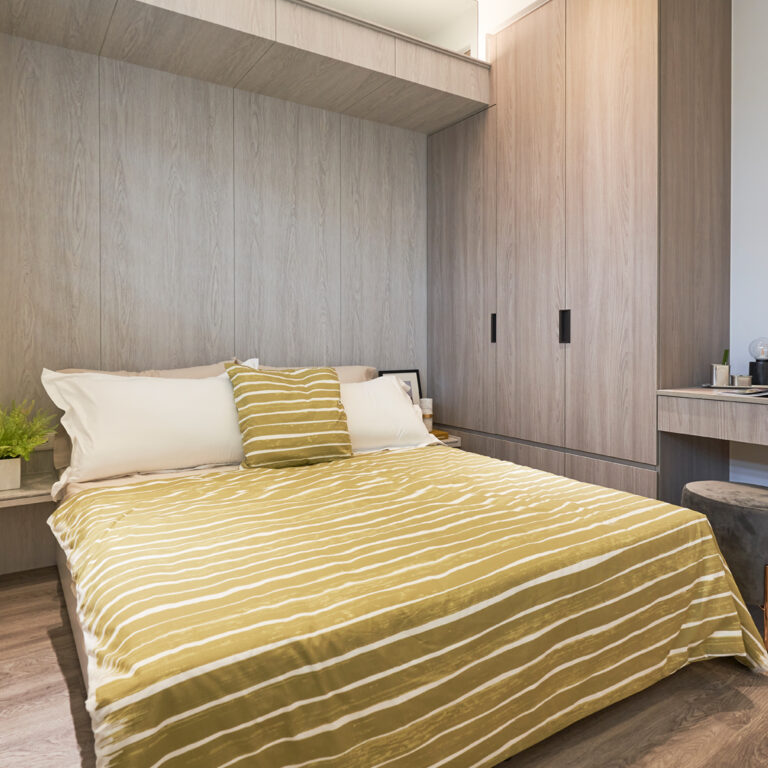 臥房設計｜明亮簡潔為伴，替夢妝點最佳的環境｜川馳新北室內設計