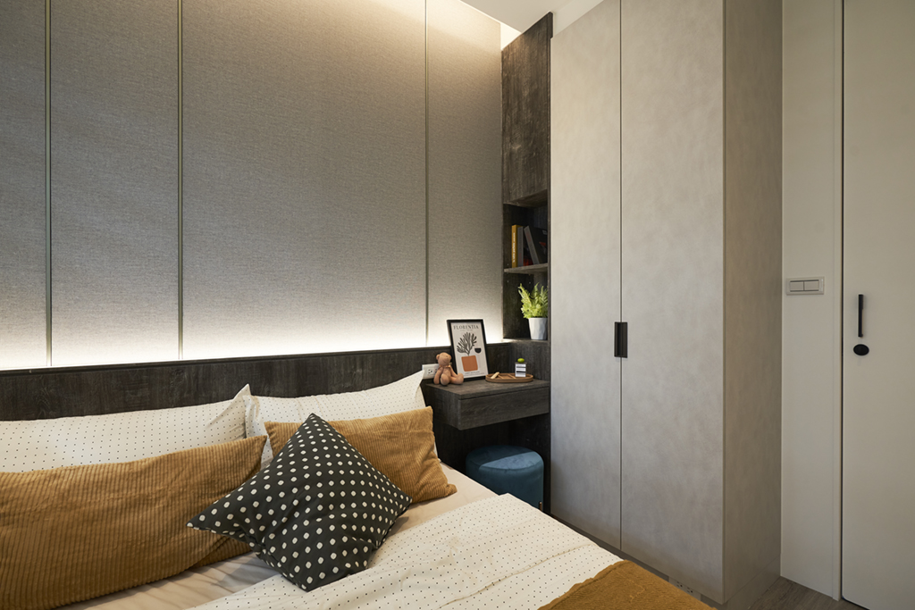 臥房設計｜明亮簡潔為伴，替夢妝點最佳的環境｜拓穎室內設計